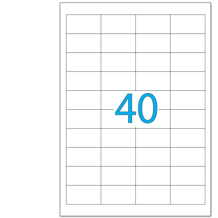 Етикетка А4 – 40 етикеток на аркуші