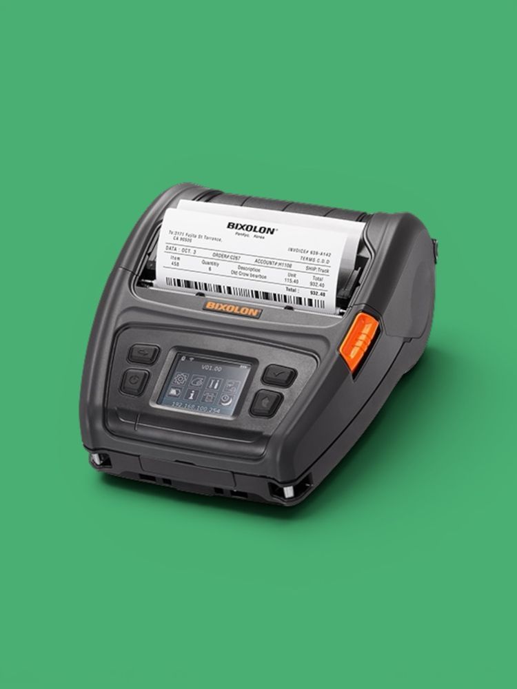 Мобільний принтер етикеток Bixolon XM7-40iwk (Bluetooth + WiFi)